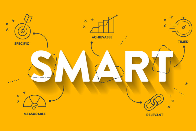 SMART blog hero for Specific, Measurable, Achievable, Relevant, and Timed goals