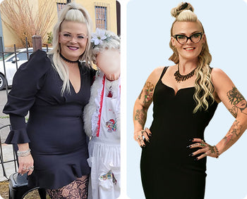 Amanda lost 37 lb. in 13 months and 20% of her body weight