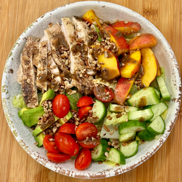 Grilled Chicken & Peach Salad