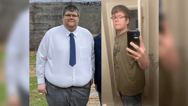 Brad's 380-pound weight loss: How he transformed his health without surgery or GLP-1 medications
