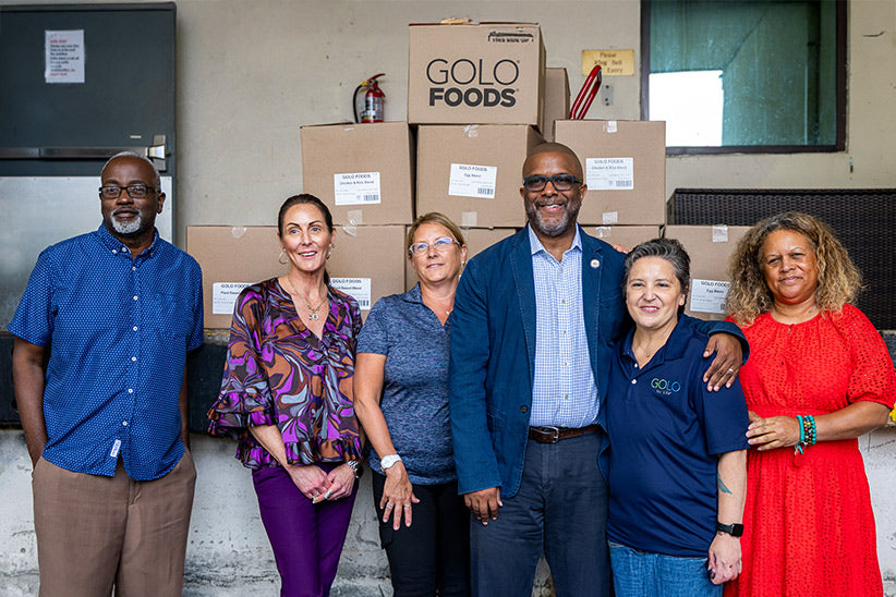 GOLO delivers 500 healthy meals to the New Castle County Hope Center