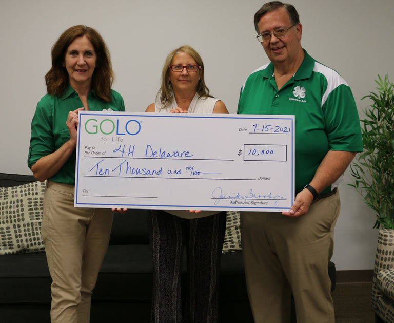 GOLO Announces $10K Donation to the University of Delaware 4-H Program to Support Healthy Living Initiatives