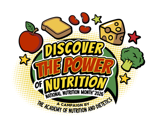 National Nutrition Month® campaign logo saying Discover the power of Nutrition
