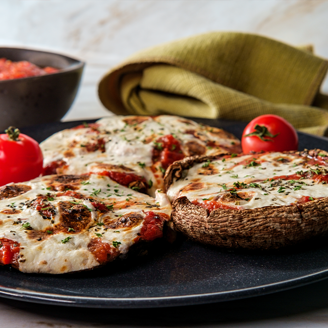 Portobello Mushroom Pizzas GOLO