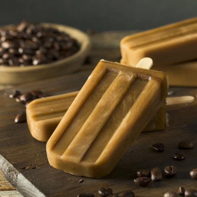Coffee and Coconut Milk Popsicles GOLO
