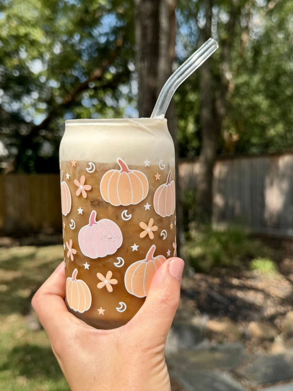 Iced Pumpkin Spice Coffee with cold foam