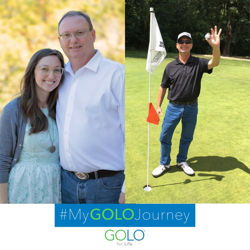 before and after GOLO weight loss transformation photo