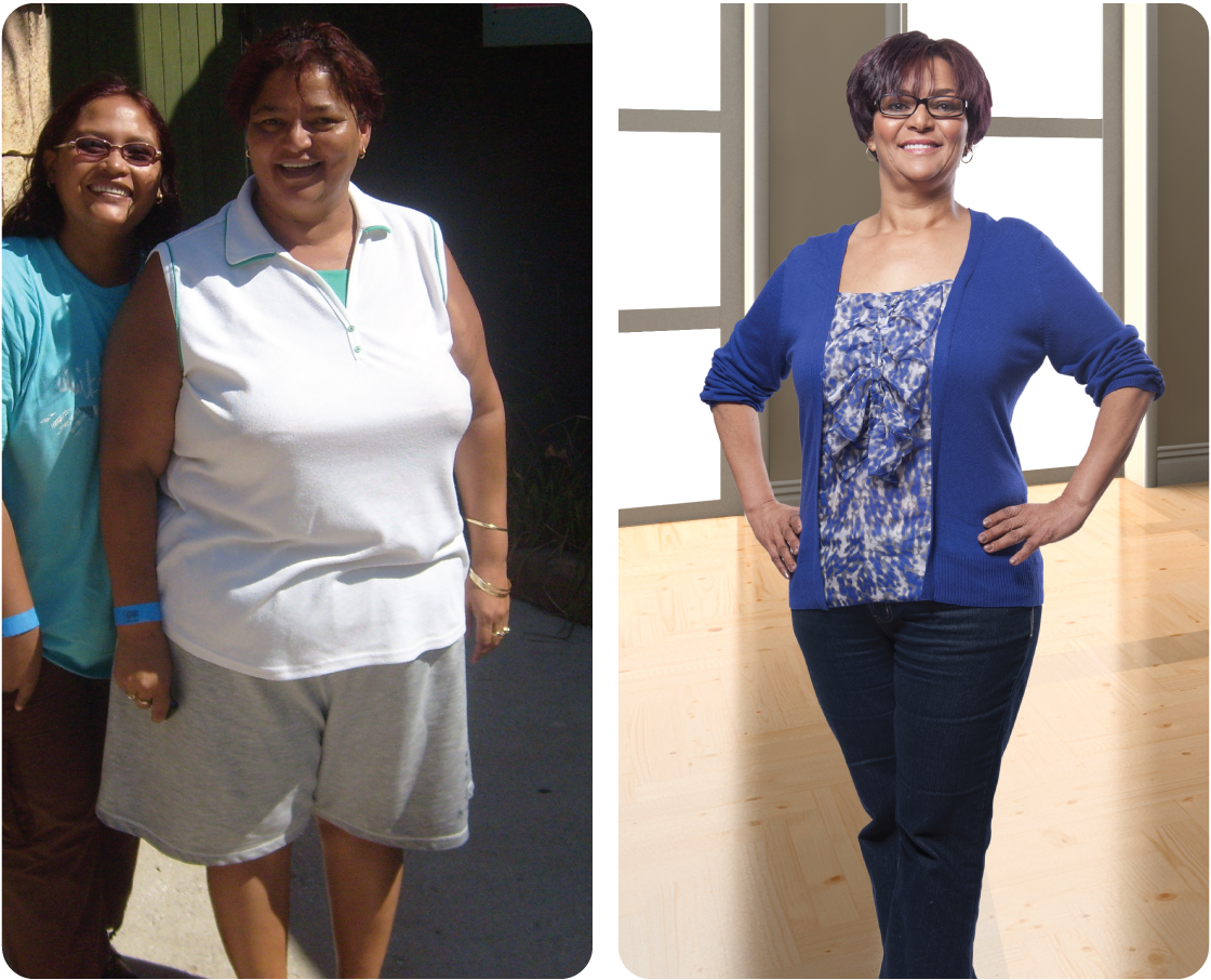 Debbie lost 112 lbs in 1 year