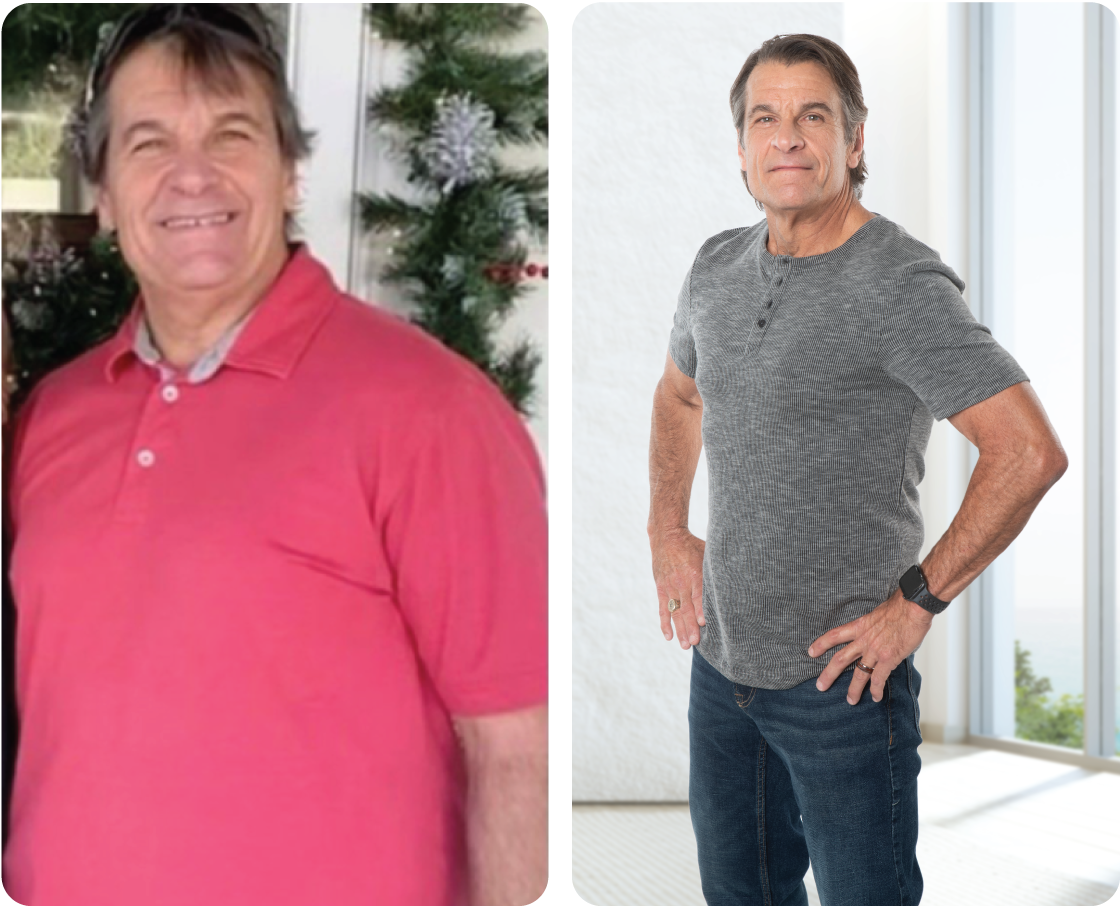 Michael lost 62 lbs. in 8 months