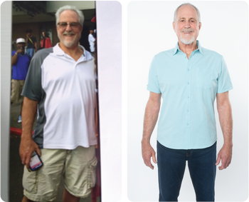 Michael lost 70 lbs. in 2 years and 28% of his body weight