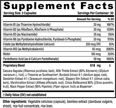 Rest and go supplement facts