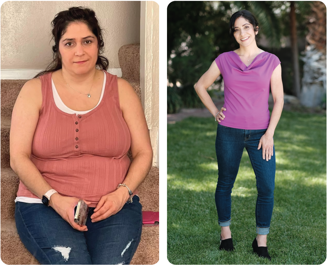 Sholeh lost 75 lbs. in 12 months