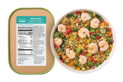 GOLO Foods: Shrimp & Rice Blend