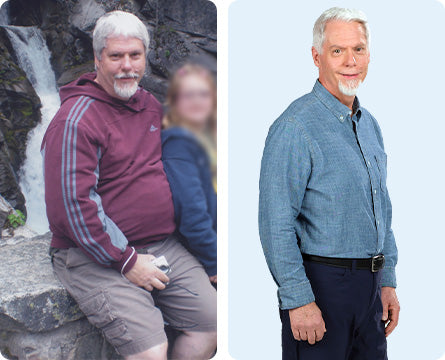 David lost 92 lbs. in 16 months