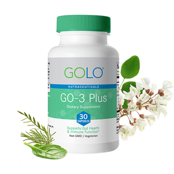 Go 3 Plus GO-3 Plus | Gut Health and Immune Function | Probiotic | GOLO