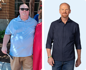Jason lost 239 lbs. in 46 months and 56% of his body weight