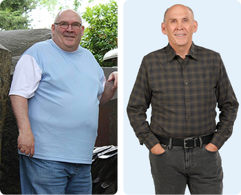 Kevin lost 152 lb. in 1 year and 44% of his body weight