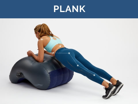Woman Stretching using the Aerotrainer