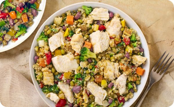 A bowl with GOLO Foods in it